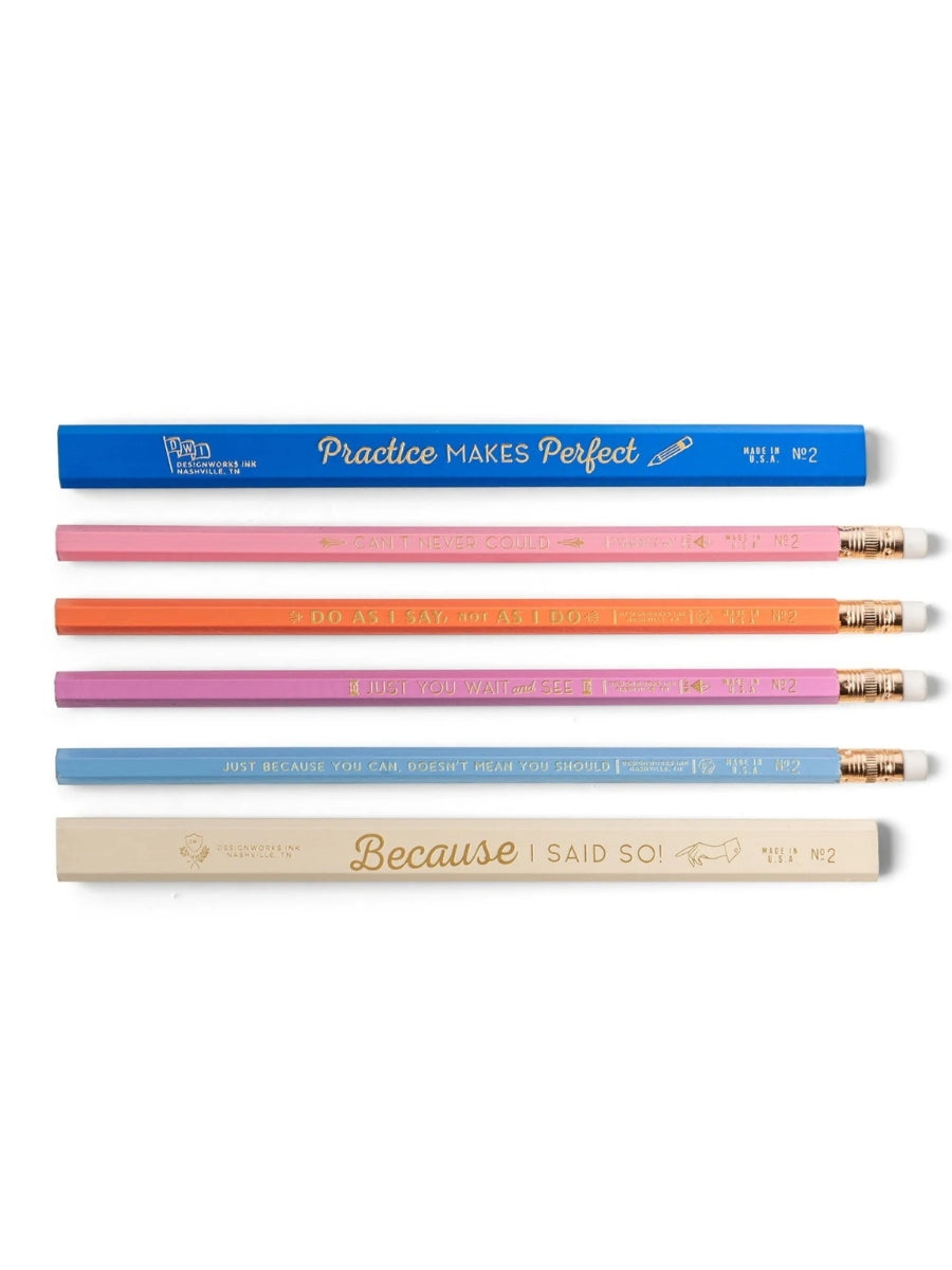 Mother Knows Best - Pencil Set of 6